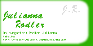julianna rodler business card